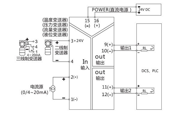 ZR-4000隔離配電器接線圖 ZR-4000隔離配電器接線圖